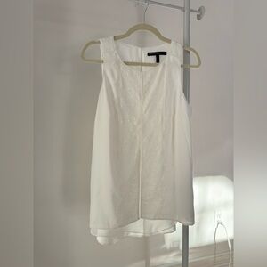 White House Black Market Sleeveless Lace Top